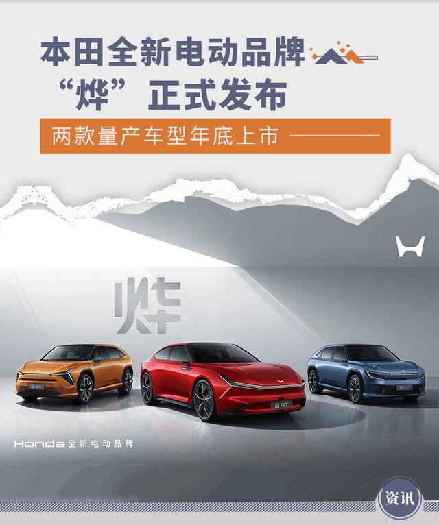 本田全新电动品牌“烨”发布 至2027年推6款车型